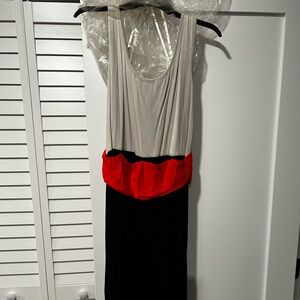 DKNY sleeveless multicolor dress size large